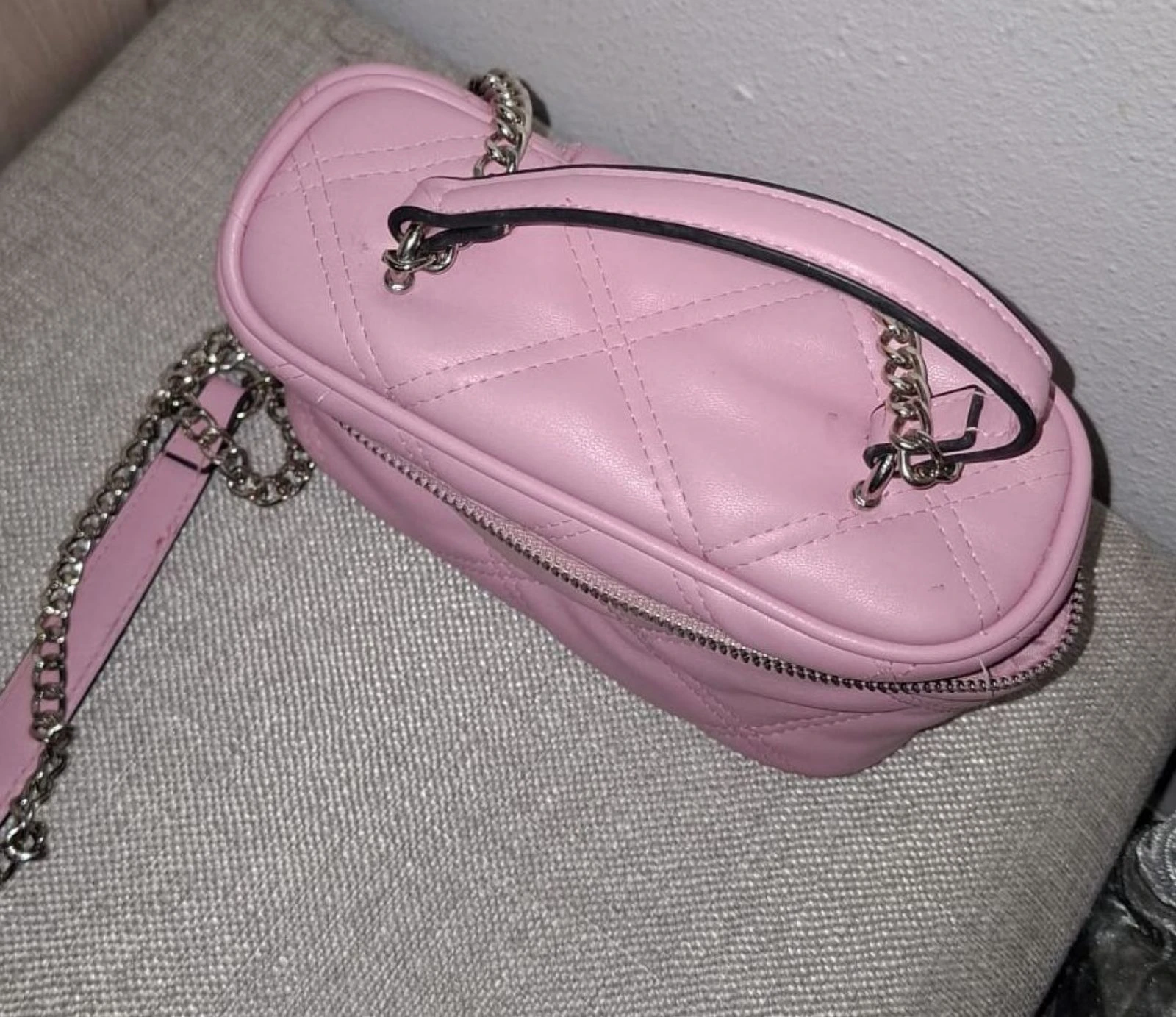 Bolso Rosa Stradivarius Acolchado con Cadena edição limitada Y2K – photo 5